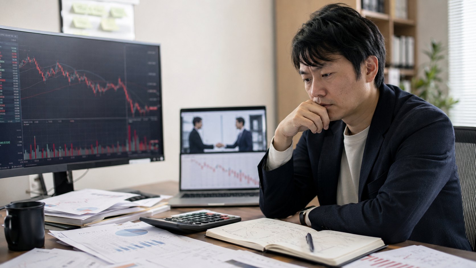 株価暴落・下落の理由は4つ｜期待先行・業績悪化・高い評価・不正アクセス